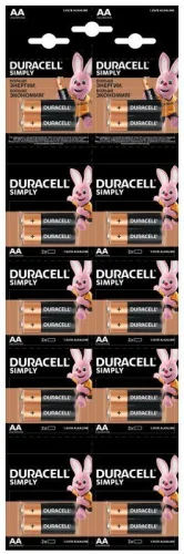 Элемент питания AA/LR6-2BL Basic 2х10 5010608 (блист.20шт) Duracell Б0051815 детальная картинка