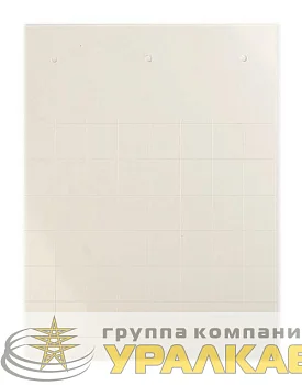 Табличка полужесткая установка в держатель ПВХ-0.5 бел. (уп.240шт) DKC TAS2715W