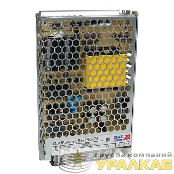 Блок питания панельный OptiPower LRS 150-24 6.5A КЭАЗ 