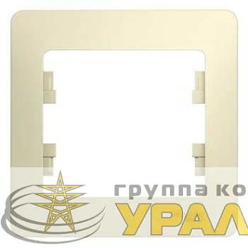 Рамка 1-м Glossa беж. SE GSL000201