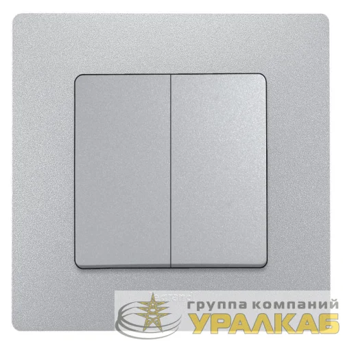 Рамка 1-м Etika алюм. Leg 672551 детальная картинка