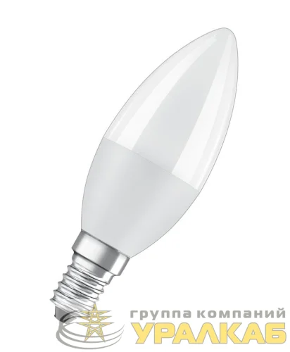Лампа светодиодная LED Value LVCLB75 10SW/840 10Вт свеча матовая E14 230В 10х1 RU OSRAM 