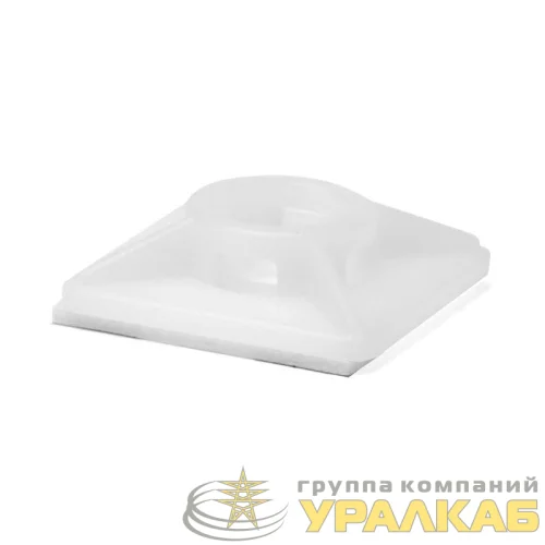 База монтажная самокл. для двух хомутов 19х19 бел. (уп.100шт) DKC 25467 детальная картинка