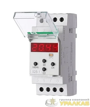 Реле времени астрономическое PCZ-525-1 16А 24-264В AC/DC 1перекл. IP20 ночной перерыв и годовая программа F&F 