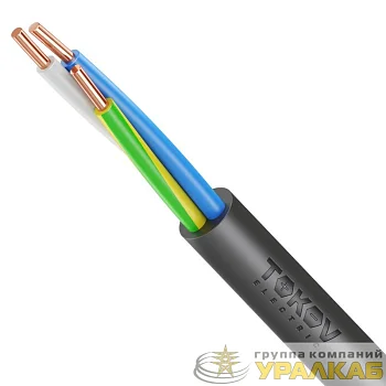Кабель TOKOV ELECTRIC ВВГнг(А)-LSLTx 3х1.5 ОК (N PE) 0.66кВ (м) УТ000030892