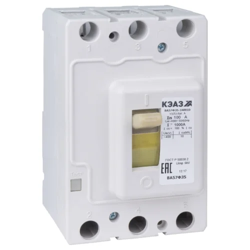 Выключатель автоматический 31.5А 315Im ВА57Ф35-340010 УХЛ3 400В AC КЭАЗ 
