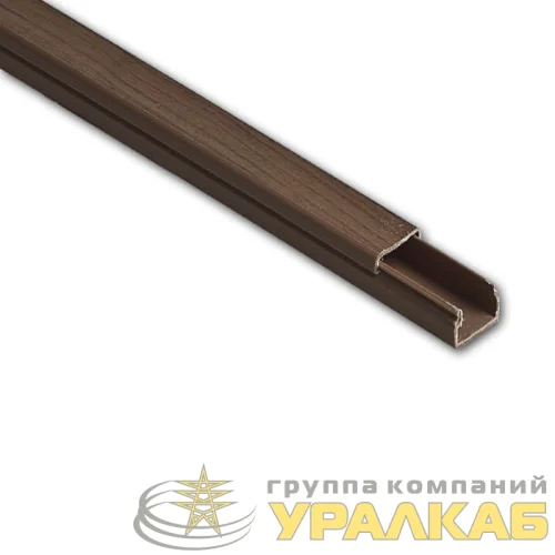 Кабель-канал 15х10 L2000 пластик дуб (темн. основа) Ruvinil РКК-15х10-08М детальная картинка