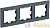 Рамка 3-м BRITE РУ-3-БрГ графит IEK BR-M32-K53