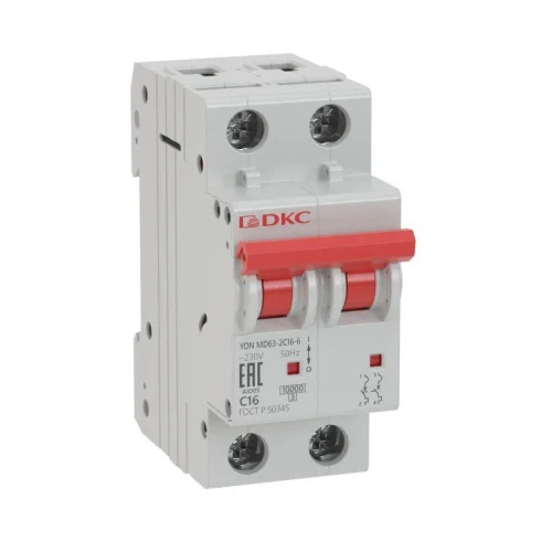 Выключатель автоматический модульный 2п C 25А 10кА MD63 YON 