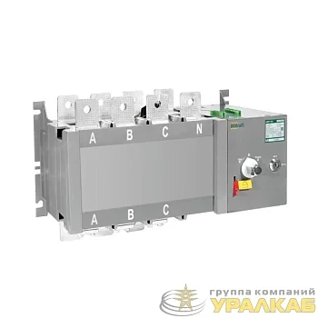 Ввод резерва автоматический АВР АВР-108 4п 630А 32кА на реверс. выкл.-разъед. с мотор. приводом DEKraft 