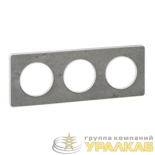 Рамка 3-м Odace морской камень SchE S52P806U детальная картинка
