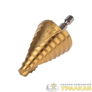 Сверло по металлу ступенчатое 9.0-36.0мм "ТИТАН" Kranz 