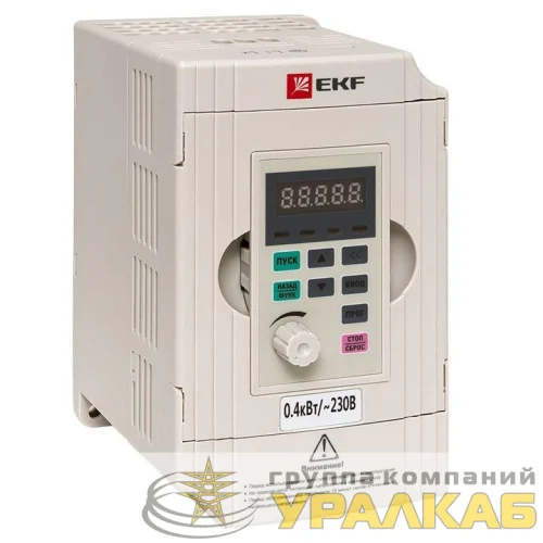 Преобразователь частоты 0.4/0.75кВт 1х230В VECTOR-100 PROxima EKF VT100-0R4-1B детальная картинка