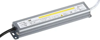 Драйвер LED ИПСН-PRO 5050 30Вт 12В блок-шнуры IP67 IEK 