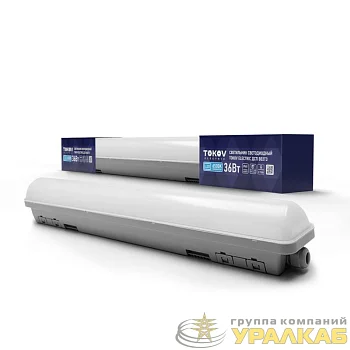 Светильник светодиодный ДСП B02Т3 36Вт 6500К IP65 3600лм подкл. в линию до 7штук TOKOV ELECTRIC TKE-DSP-B02T3-36-6.5K-IP65