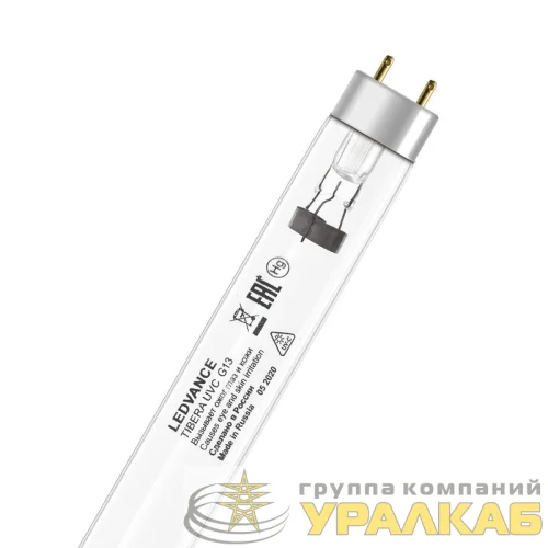 Лампа бактерицидная с УФ-С излучением TIBERA UVC T8 15W G13 LEDVANCE 