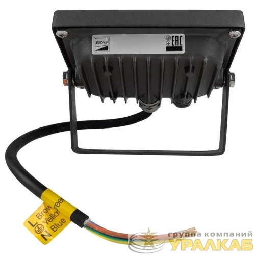 Прожектор светодиодный PFL-SC 20Вт 6500К IP65 190-260В ДО закален. матов. стекло JazzWay 5004887 детальная картинка