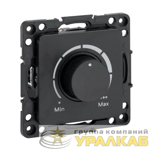 Механизм светорегулятора Стокгольм 600Вт 220В черн. PROxima EKF EZD06-101-10 детальная картинка