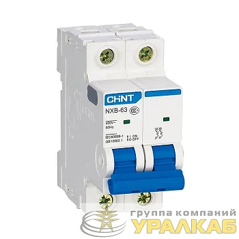 Выключатель автоматический модульный 2п C 50А 6кА NXB-63 (R) CHINT 