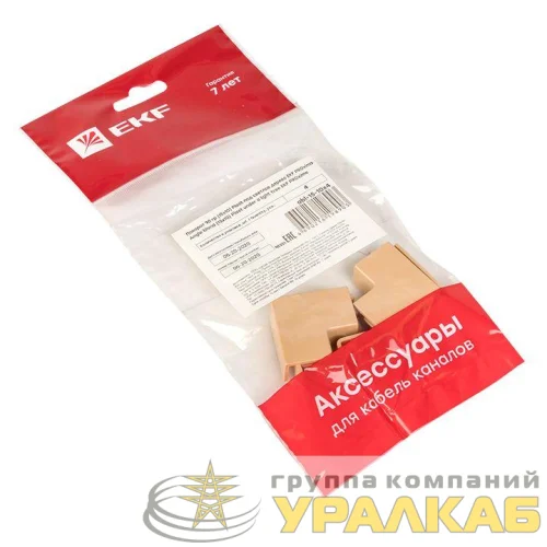 Поворот на 90град. 15х10 под свет. дерево Plast PROxima (уп.4шт) EKF abl-15-10x4 детальная картинка
