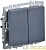 Выключатель 2-кл. СП BRITE ВС10-2-0-БрМ 10А механизм маренго IEK BR-V20-0-10-K35