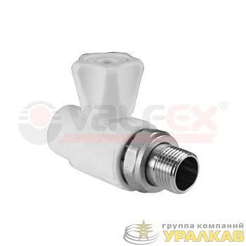 Кран шаровой для радиатора прямой 20х1/2дюйм (60/10) VALFEX 10149020