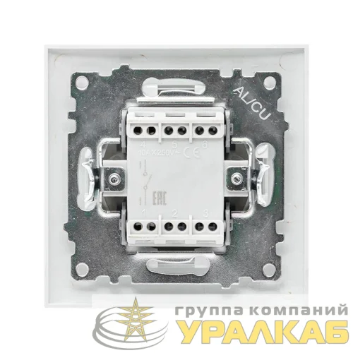 Выключатель 1-кл. СП Валенсия 10А IP20 бел. PROxima EKF 