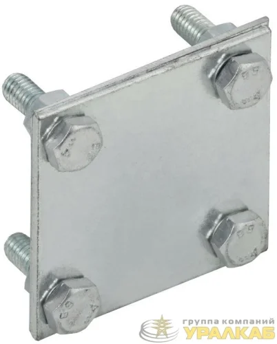 Зажим крестообразный полоса-полоса 40мм оцинк. сталь IEK 