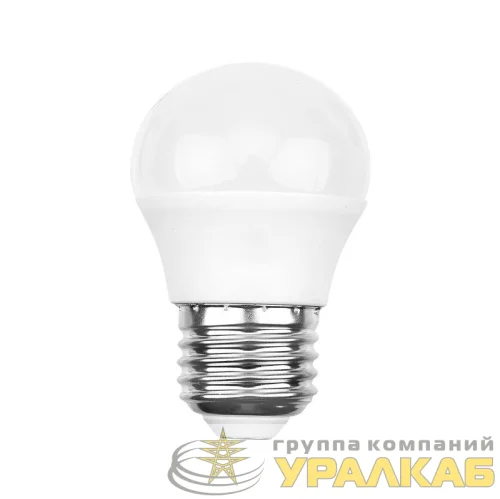 Лампа светодиодная 9.5Вт Шарик (GL) 2700К тепл. бел. E27 903лм Rexant 604-039 детальная картинка