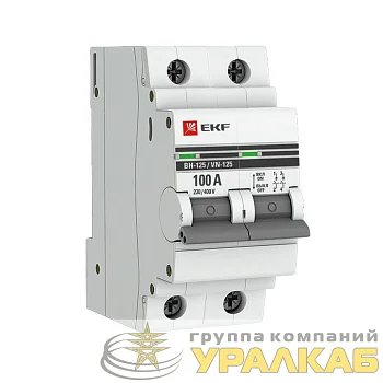 Выключатель нагрузки 2п 100А ВН-125 PROxima EKF SL125-2-100-pro Выключатель нагрузки 2п 100А ВН-125 PROxima EKF SL125-2-100-pro
