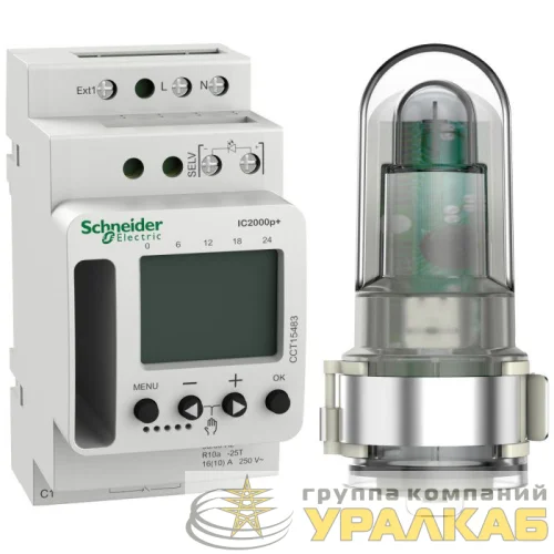 Выключатель сумеречный IC2000p+ програмир. с улич.датч. SchE CCT15483 детальная картинка