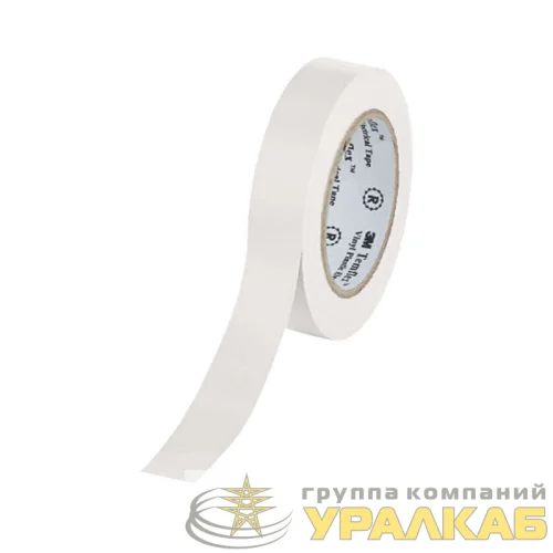 Изолента ПВХ 15мм Temflex 1300 бел. (рул.10м) 3М 7100081322 детальная картинка
