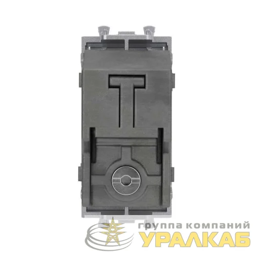 Розетка телевизионная оконечная TV 1мод. Avanti "Закаленная сталь" DKC 