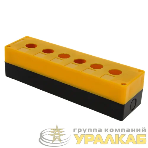 Корпус КП106 6 кнопок пластик. желт. EKF cpb-106-o детальная картинка