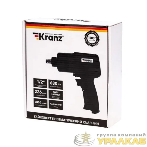 Гайковерт пневматический 1/2" 680 Нм Kranz 