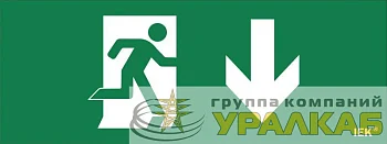 Этикетка самоклеящаяся "Фигура/стрелка вниз" ДПА IP20/54 IEK LPC10-1-24-09-FNIZ