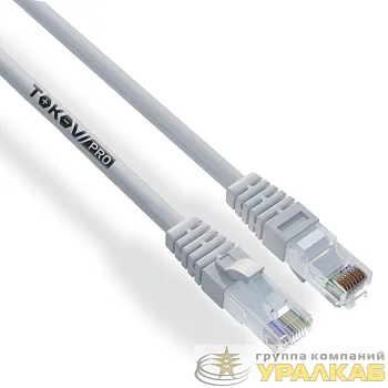Патч-корд кат.5E U/UTP 24 AWG PVC 0.3м PRO TOKOV ELECTRIC TKP-PC06-5EU-CUPVC-030M