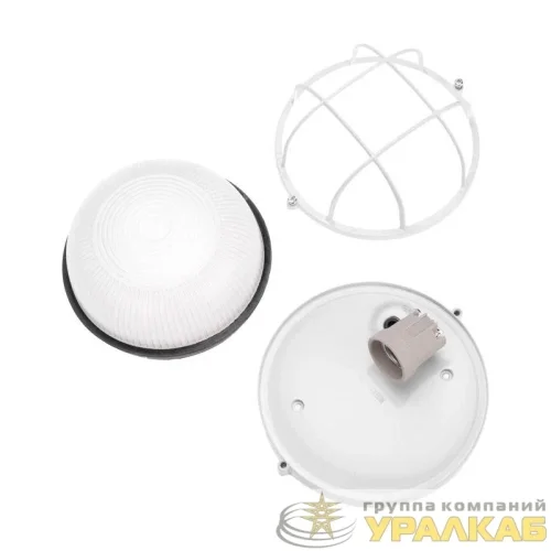 Светильник ЖКХ-03 под лампу круг 190х85мм IP65 Rexant 