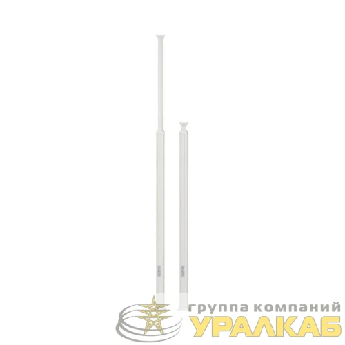 Колонна телескопическая 2.7-4.2м алюм. свет. серебр. металлик DKC 09571 детальная картинка