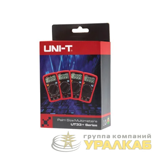 Мультиметр портативный UT33C+ с измер. температуры прозвонка UNI-T 13-0057 детальная картинка