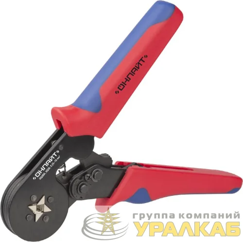 Пресс-клещи саморегулирующиеся 80 906 OHT-Pkv01-D-10 для втулочных наконечников 10кв.мм ОНЛАЙТ 80906 детальная картинка