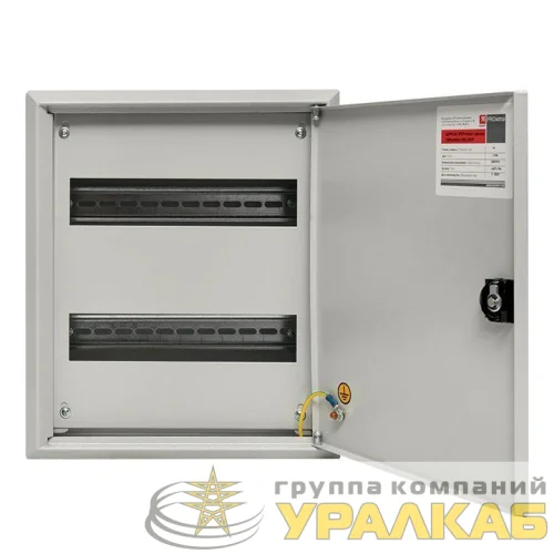 Щит ЩРН-24 (з) пласт. замок EKF 