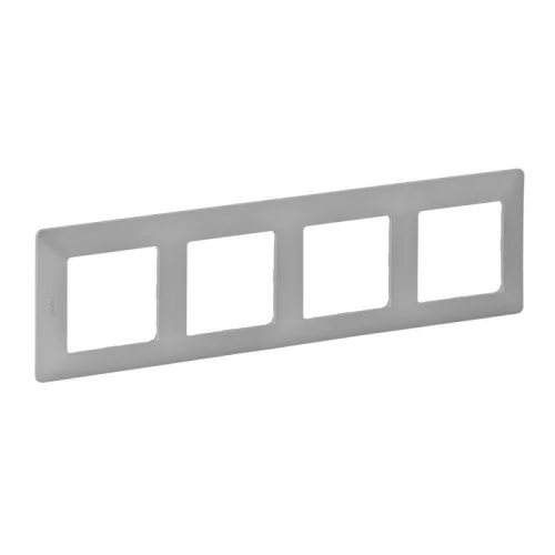 Рамка 4-м Valena Life универсальная алюм. Leg 