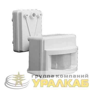 Датчик движения PMS-IR 017 1200Вт 120град. 2-12м IP44 WH JazzWay 5012998
