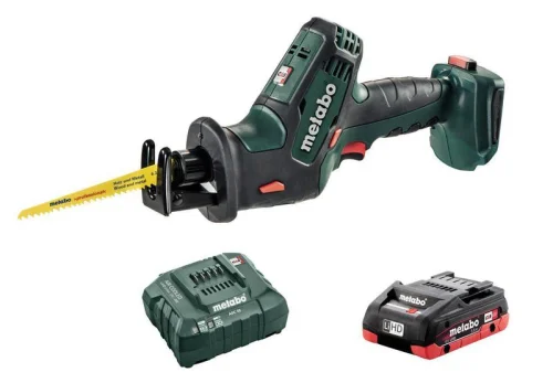 Пила сабельная аккумуляторная SSE18LTXCompact +1х3.5Ач LiHD+ЗУ ASC55 Metabo T03340 детальная картинка