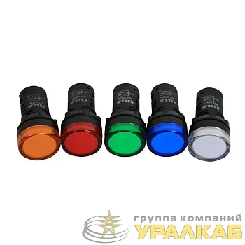Лампа AD22DS(LED) матрица 22мм 230В желт. КЭАЗ 238573