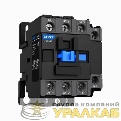 Контактор NXC-25 25А кат. 220В AC 1НО+1НЗ AC-3 (R) CHINT 836851 детальная картинка