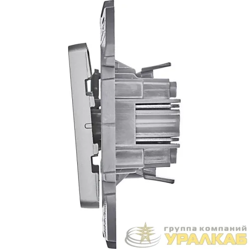 Выключатель 1-кл. Inspiria 10А IP20 250В 10AX механизм алюм. IEK 