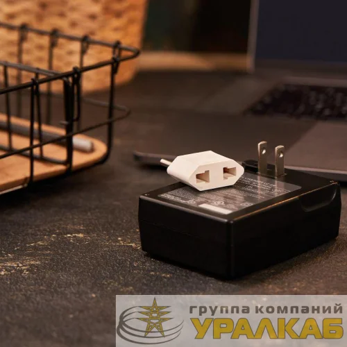 Переходник сетевой плоский "Тефаль" бел. (инд. упак.) PROCONNECT 11-1041-9 детальная картинка