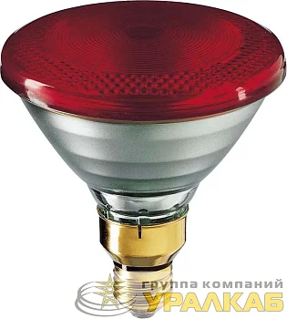 Лампа накаливания инфракрасная IR175R PAR38 230В E27.1CT/12 PHILIPS 923801444210